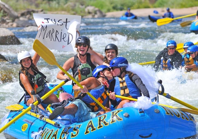 Rafting the Arkansas River near Salida, Colorado